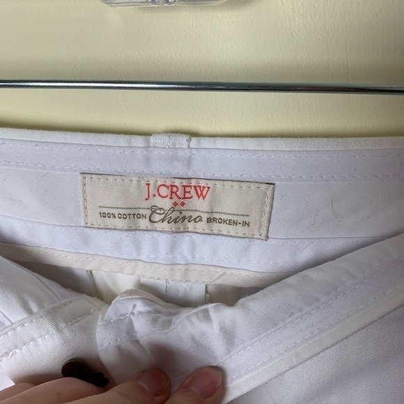 J. Crew White Chino Shorts Size 0 - Picture 3 of 6